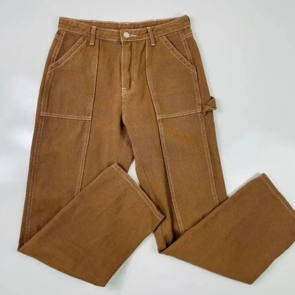 SHEIN High Waisted Carpenter Cargo Jeans Size Small
